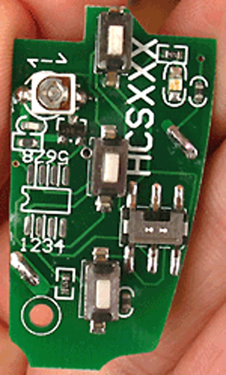 Garage-door external receiver